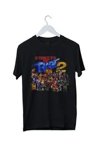 Streets Of Rage 2 T-shirt Mens Black White All Sizes S M L XL 2 3 4 XL