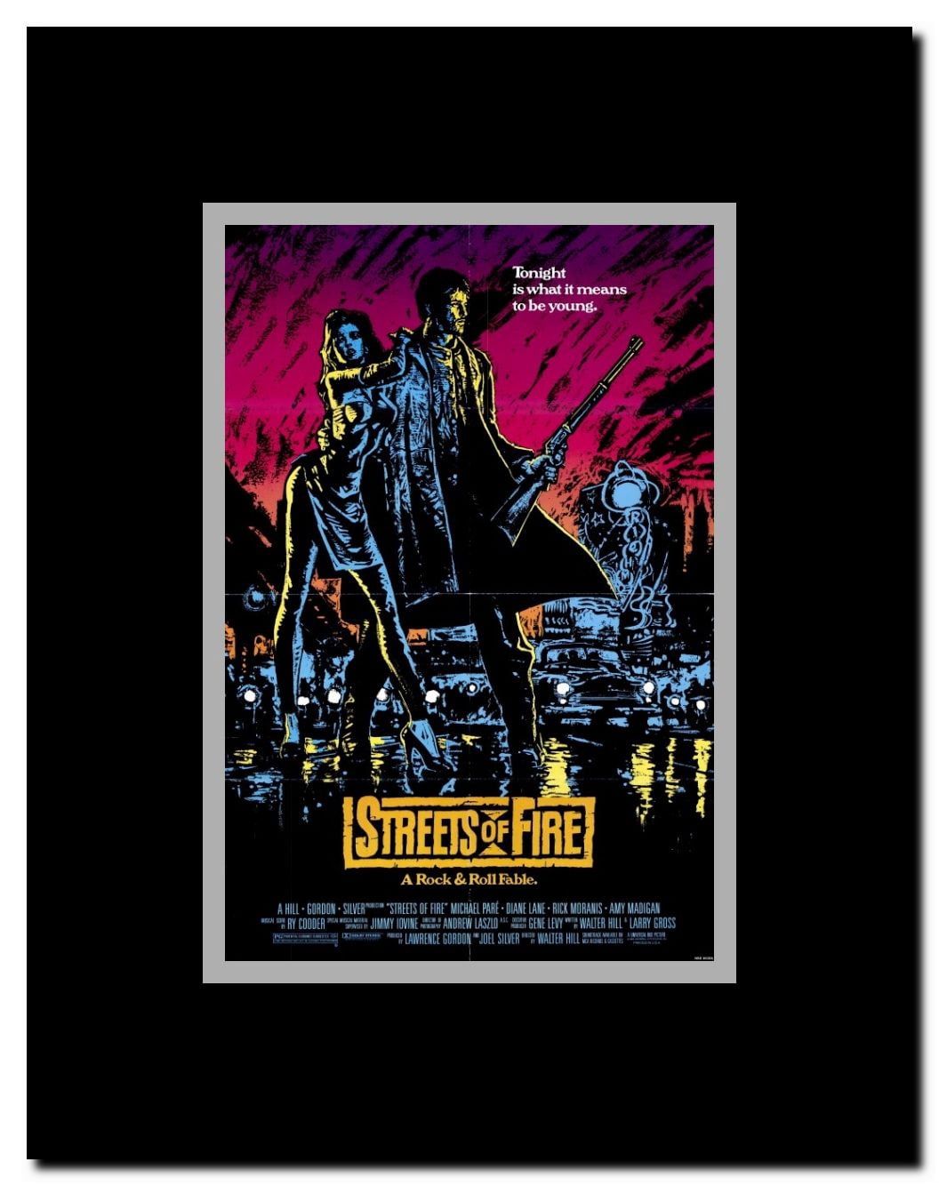 Streets of Fire Framed Movie Poster