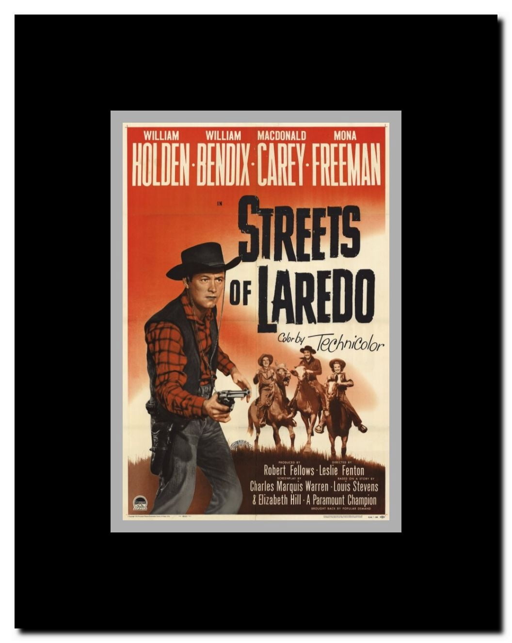 Streets of Laredo Framed Movie Poster