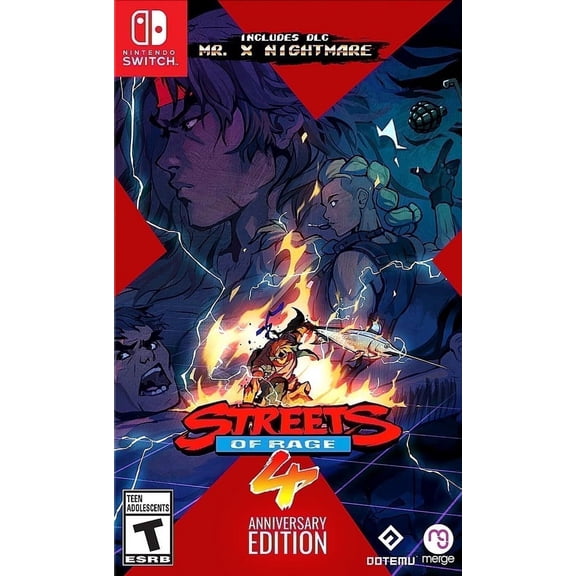 Streets of Rage 4 - Anniversary Edition, Merge Games, Nintendo Switch, 81933502106