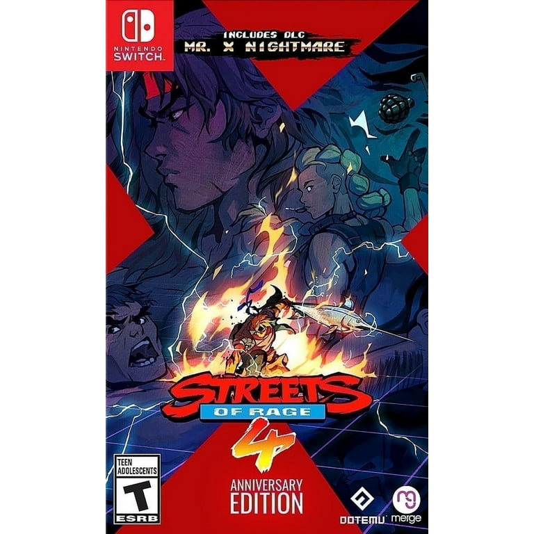 Free Shipping! Merge Streets of Rage 4 Anniversary Edition