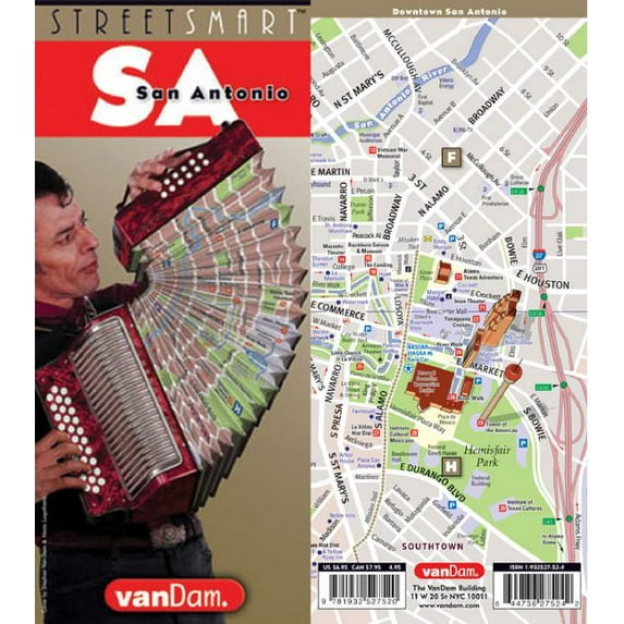 Streetsmart: Streetsmart San Antonio Map by Vandam (Other)