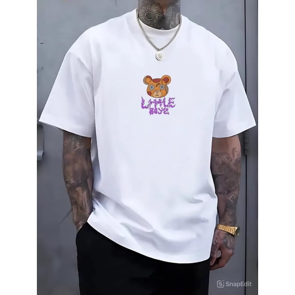 Streetwear Bear Modern Urban Fashion Hype Cool T-Shirt HYPNOZSTUDIO, for men & women, up to size 5XL