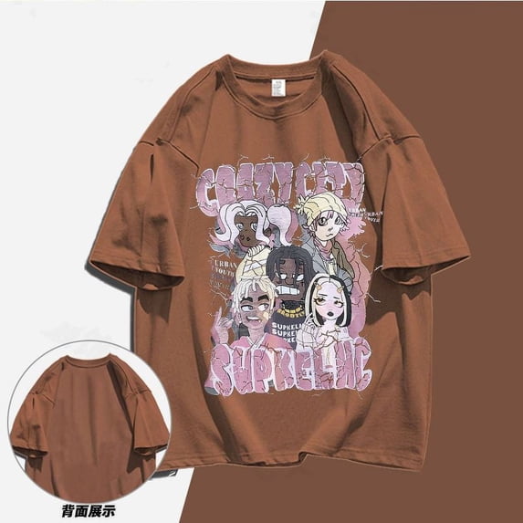 Streetwear Casual T Shirts for Women Stylish Vintage Y2k Tops Tee Women Graphic T Shirts Harajuku Korean Hip Hop Clothes Kawaii
