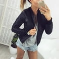 thumbnail image 1 of Streetwear Jacket Lightweight All-match Hand-wash Motorcycle Outerwear Jacket for Gifts, 1 of 8
