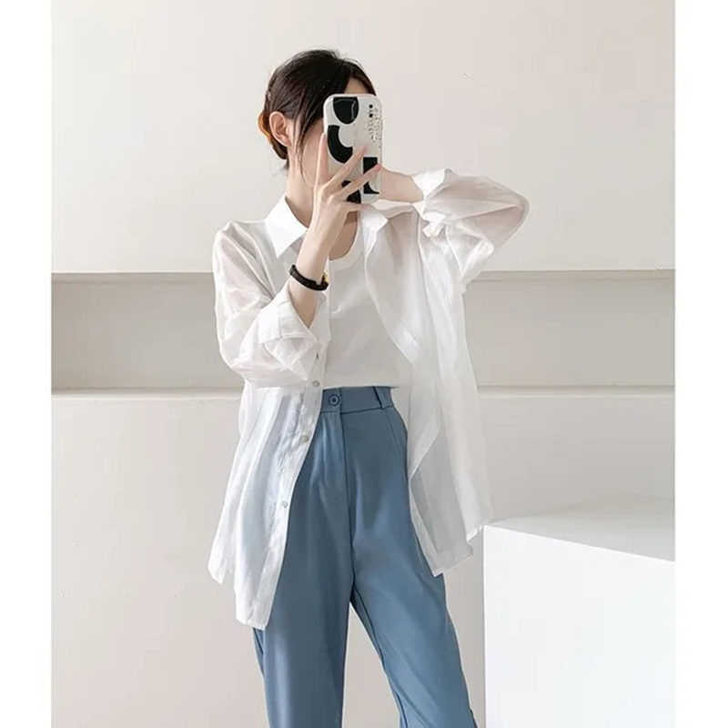 korean oversized long sleeve top