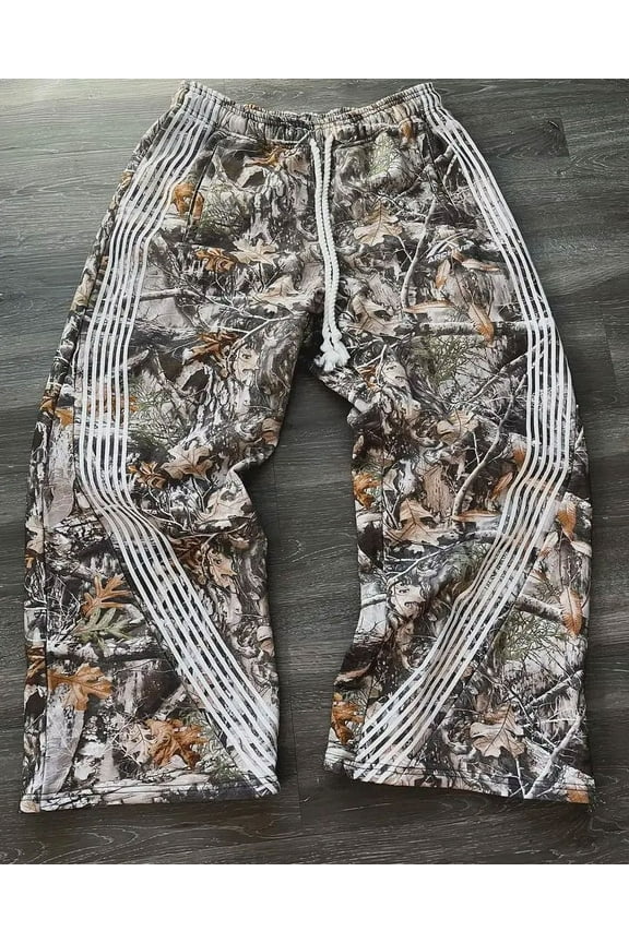 Streetwear Sweatpants Y2K Pants Gothic Hip Hop Retro Graphic Baggy Casual Pants Womens Mens Elastic Waist Jogging Trousers