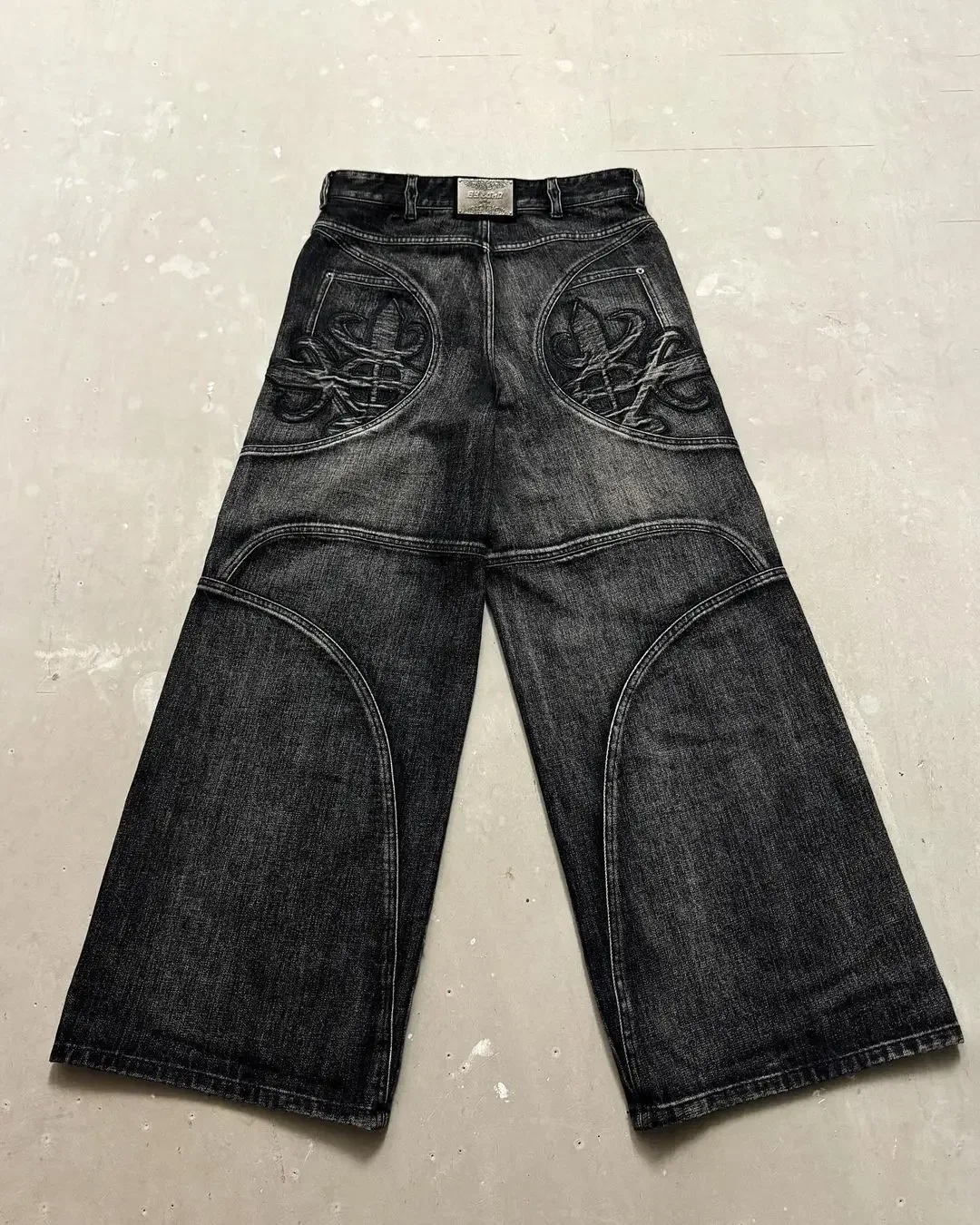 A.PRESSE everyone 黒 Vintage Baggy Pants