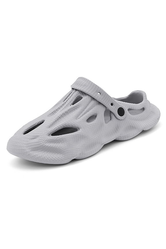 Streetwear style EVA clogs, adjustable reversible sandals, breathable summer slippers with a "walking on clouds" feel.