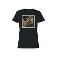thumbnail image 1 of Streetwise Raccoon in Leather Women's T-shirt, 1 of 3