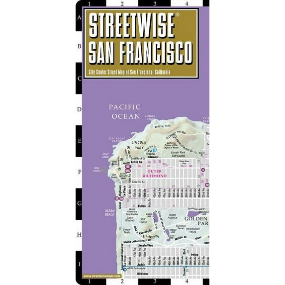 Streetwise san francisco map - laminated city center street map of san francisco, california: 9782067229839