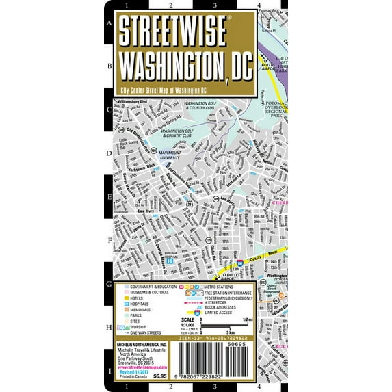 Streetwise washington dc map - laminated city center street map of washington, dc - folded map: 9782067229822