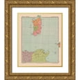 thumbnail image 1 of Streit 12x14 Gold Ornate Wood Framed with Double Matting Museum Art Print Titled - Europe Sardinia Island Italy - Streit 1913, 1 of 4