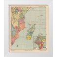 thumbnail image 1 of Streit 20x23 White Modern Wood Framed Museum Art Print Titled - Southeastern Africa Madagascar - Streit 1913, 1 of 4