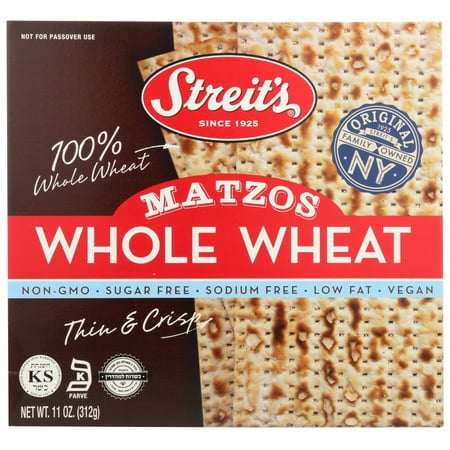 Streit'S Matzo Whole Wheat, 11 Oz