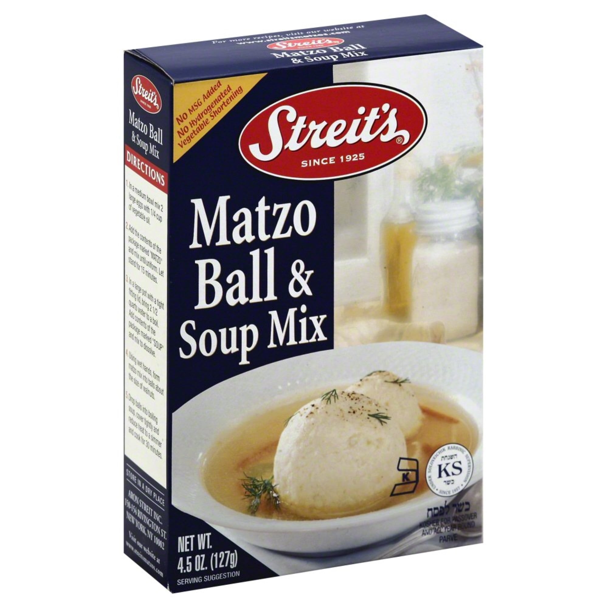 Streit's Kosher Matzo Ball & Soup Mix, 4.5 oz