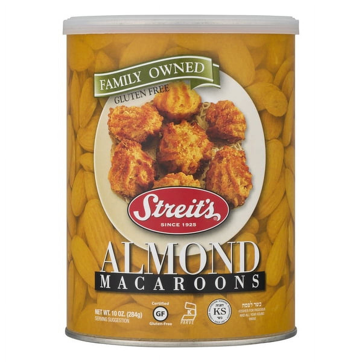 Streit's Macaroons, Almond, Gluten Free, 10 oz