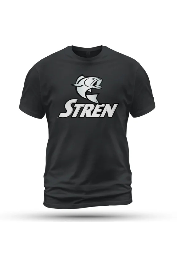 Stren Fishing Logo T-Shirt Funny Size S-5XL Made in USA