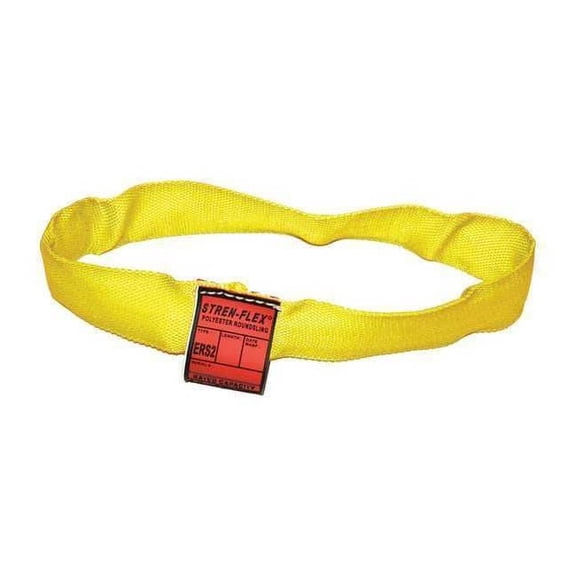 Stren-Flex Round Sling,Endless,Yellow,6 ft. L STRERS3-06
