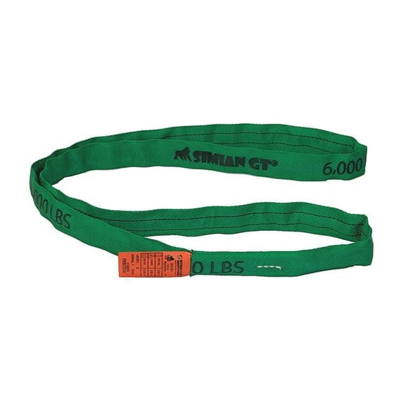 Stren-Flex Round Sling,Endless,7/8in. Dia,8ft. L SFERSST2-08
