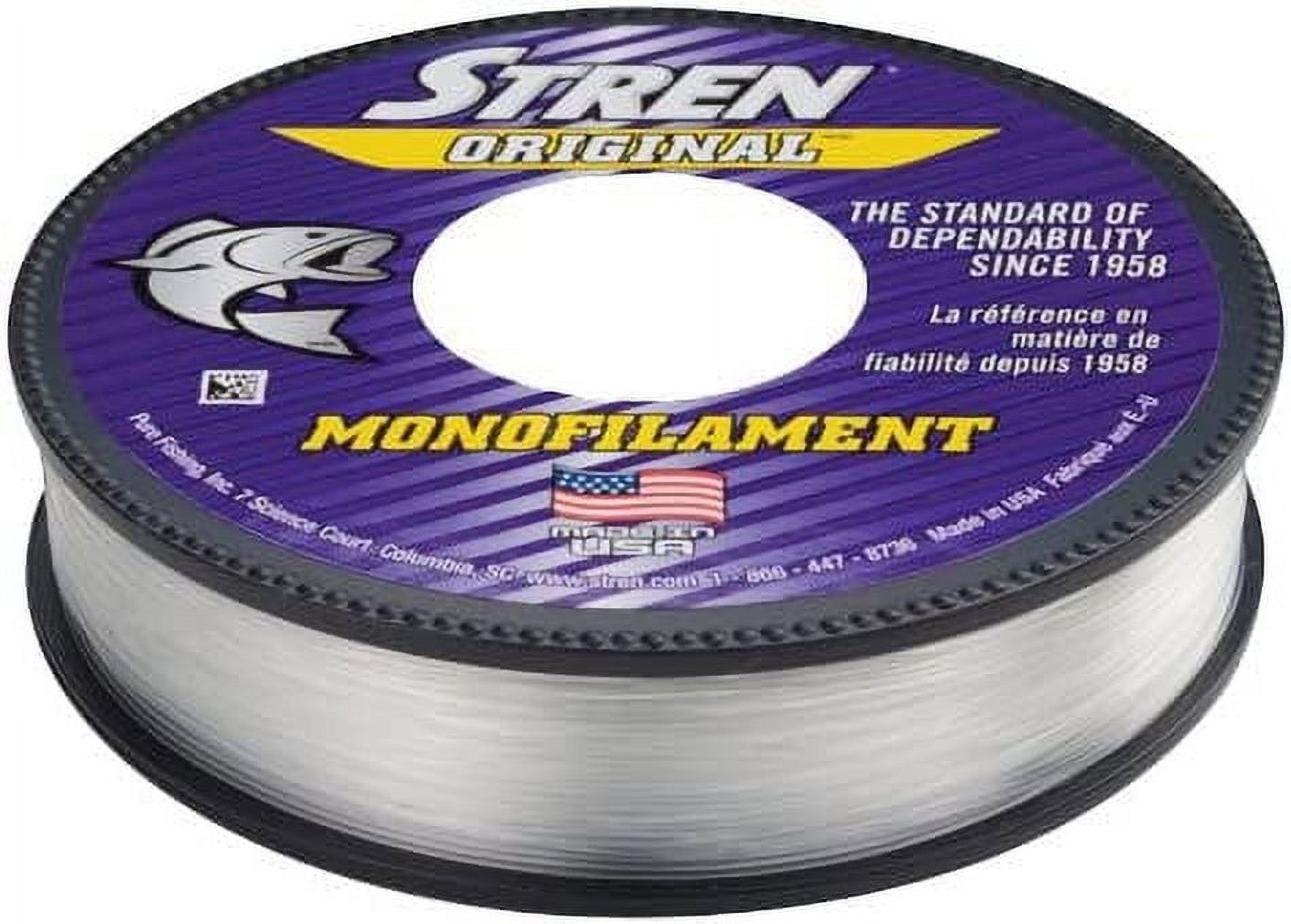Stren Original Monofilament Fishing Line, Clear/Blue Fluorescent, 12 lb Test Strength, 300 yd