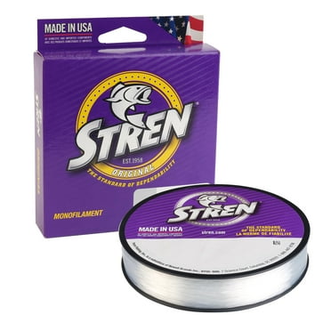Stren Original® Monofilament Fishing Line, Clear/Blue Fluorescent, 4 lb Test Strength, 330 yd