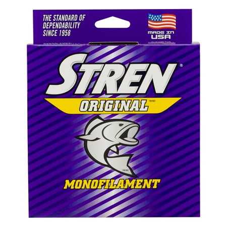 Stren Original® Monofilament Fishing Line, Clear/Blue Fluorescent, 4 lb Test Strength, 100 yd