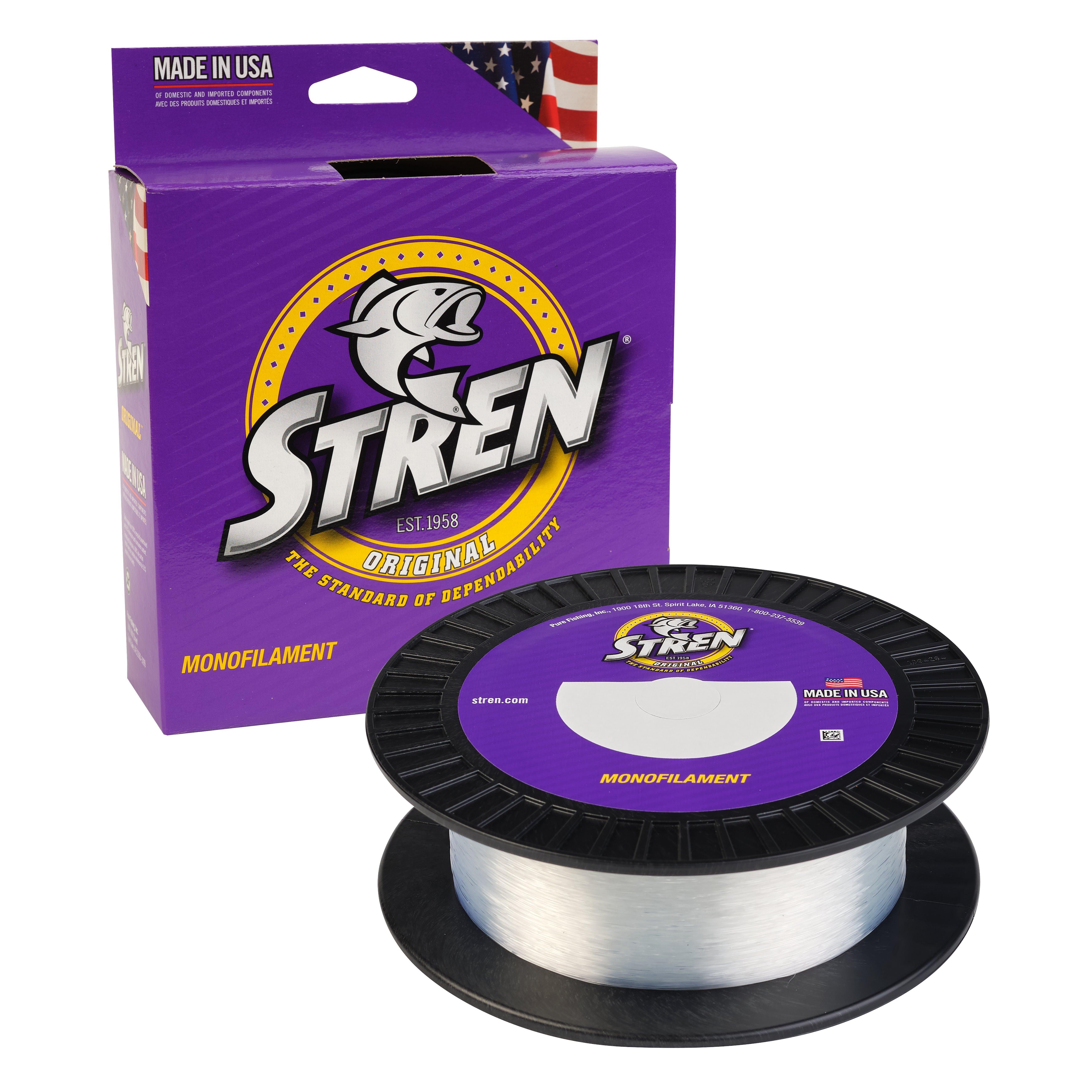 Stren Original® Monofilament Fishing Line, Clear/Blue Fluorescent, 8 lb Test Strength, 1000 yd
