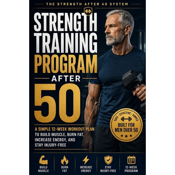 The Strength After 40 System Strength Training Program After 50: A Simple 12-Week Plan to Build Muscle, Burn Fat, and Stay Injury-Free - Even If You', (Paperback)