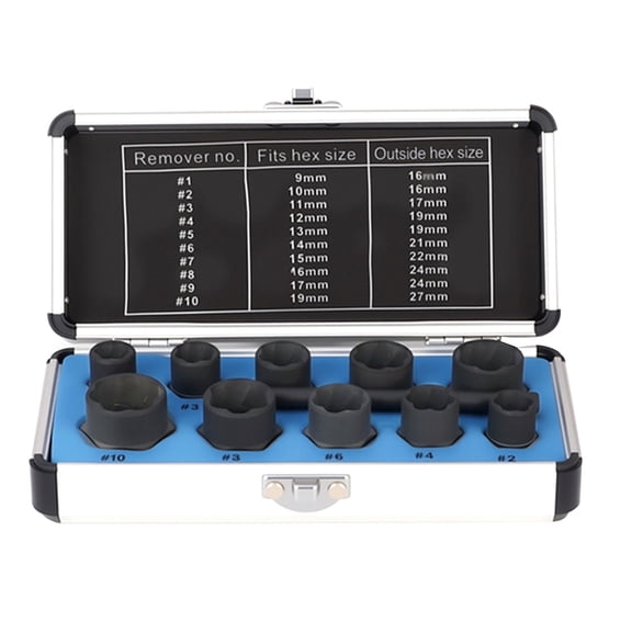 Strength Alloy Steel Nut Remover Set, Shockproof & for Mechanics and Automotive Repairs