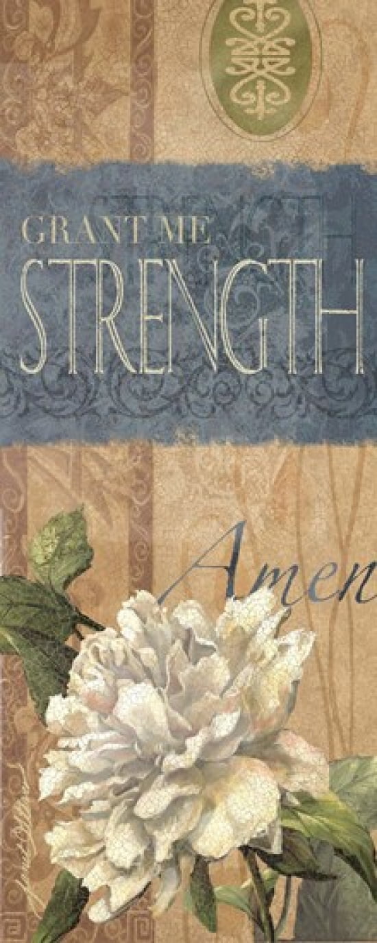 Strength Canvas Art - Janet Stever (8 x 20)