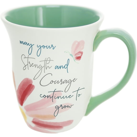 Pavilion Gift Company - Strength & Courage - 16 oz Cup