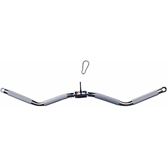 Strength-Enhancing Wide Grip LAT Pull Down Bar, Curl Pulldown Attachment