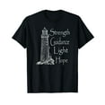 thumbnail image 1 of Strength Guidance Light Hope Lighthouse T-Shirt, 1 of 5