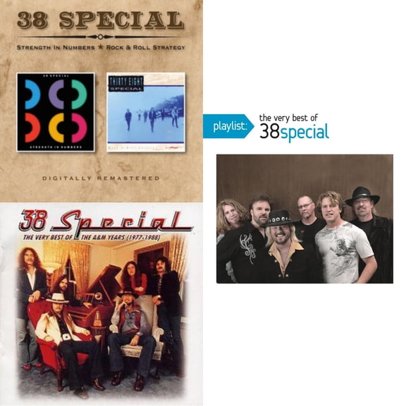 Strength In Numbers / Rock & Roll Strategy & Very Best Of The A&M Years 1977 - 1988 & Playlist: Very Best Of 38 Special [CD Bundle]