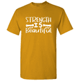 thumbnail image 1 of Strength Is Beauty - Exercise T-Shirt Motivation T-Shirt Fitness T-Shirt, 1 of 5