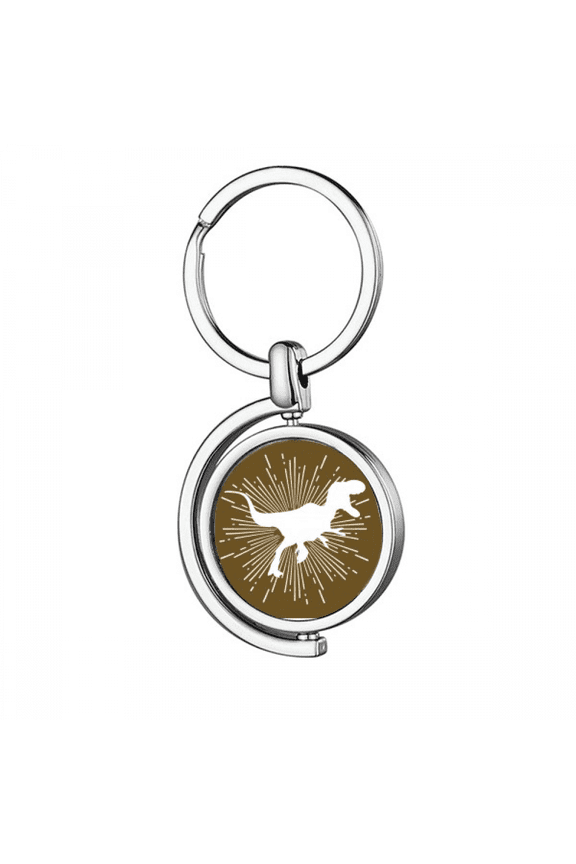 Strength Predator-prey Body Type Rotating Keychain Metal Keyring Holder