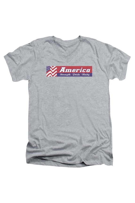 - Strength Pride Unity - Slim Fit V Neck Shirt - Large