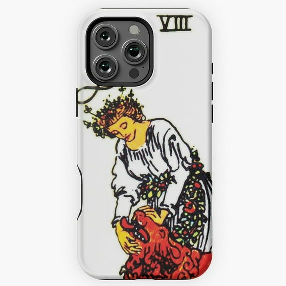 Strength The Tarot Card Witchy Phone Case for iPhone 16 15 14 13 12 11 Pro Max M5900530