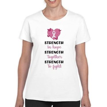 Strength To Fight T-Shirt Women -Smartprints Designs, Female Large