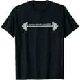 thumbnail image 1 of Strength Training Barbell Weightlifting Retro Gym T-Shirt, 1 of 4