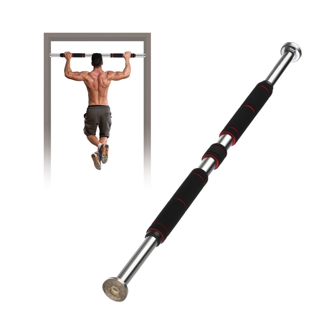 Iron Strength Training Pull Up Bar Non Slip Punch free Max Limit 661lbs Adjustable for Doorways up to 39.4 inch Walmart