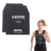Strength Training Weighted Vest Plate Insert - Replacement Weight Plate Add-On - For Fitness, Cross Training Workouts