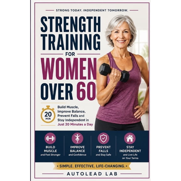 Strength Training for Women Over 60: Build Muscle, Improve Balance, Prevent Falls and Stay Independent in Just 20 Minute, (Paperback)