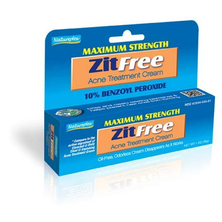 Strength ZitFree Acne Cream Walmart