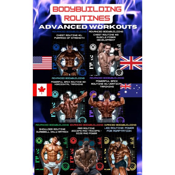 Muscle Building Made Simple Bodybuilding Routines: Advanced Workouts, Book 1, (Paperback)
