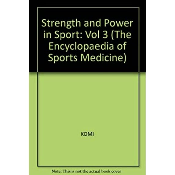 Pre-Owned Olym Book Strength Vol 3 Esm (Hardcover) 0632030313 9780632030316
