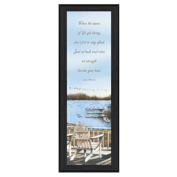 Strength by John Rossini Framed Print Wall Art Wood Multi-Color