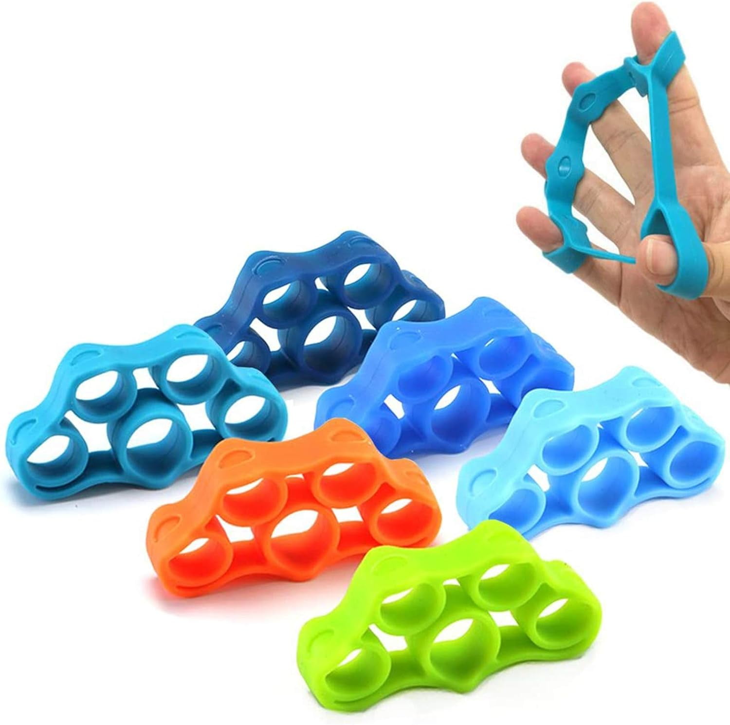 Strengthener & Finger Stretcher Trainer Resistance Band for Forearm