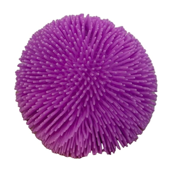 Stress Ball Squeeze, Relaxation Toys, Sensory Ball, Silicone Sensory Squeeze, Purple Spiky Ball, Squish Ball, All Ages Toys, Soft Ball, 1 Pc